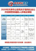 2020年天津市公安局公开招聘辅警笔试课程